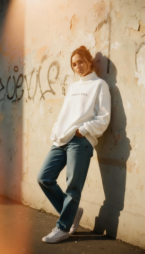Authentic Soul Oversized Turtleneck