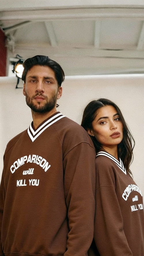 Comparison Will Kill You Oversized Crewneck