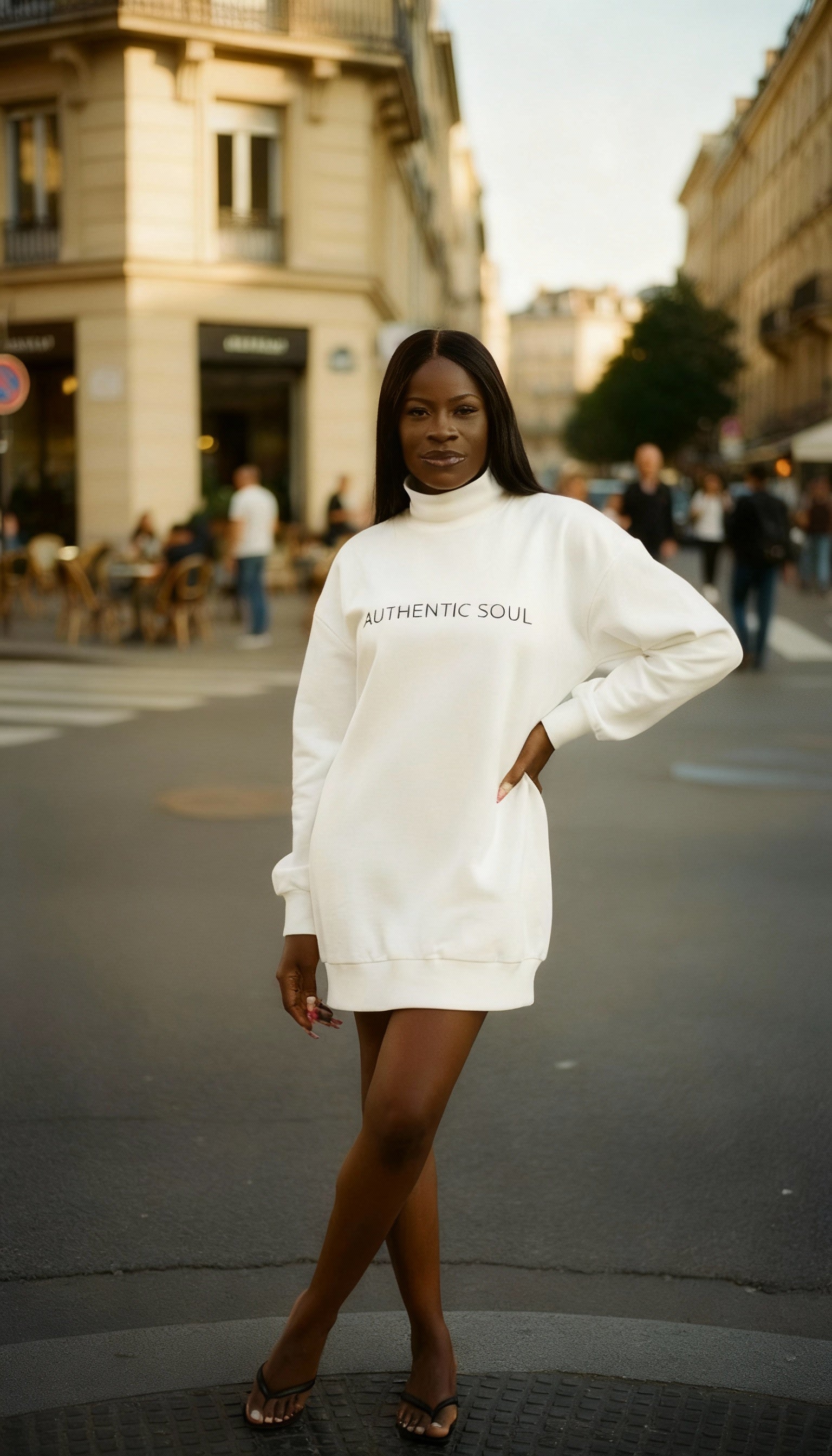 Authentic Soul Oversized Turtleneck